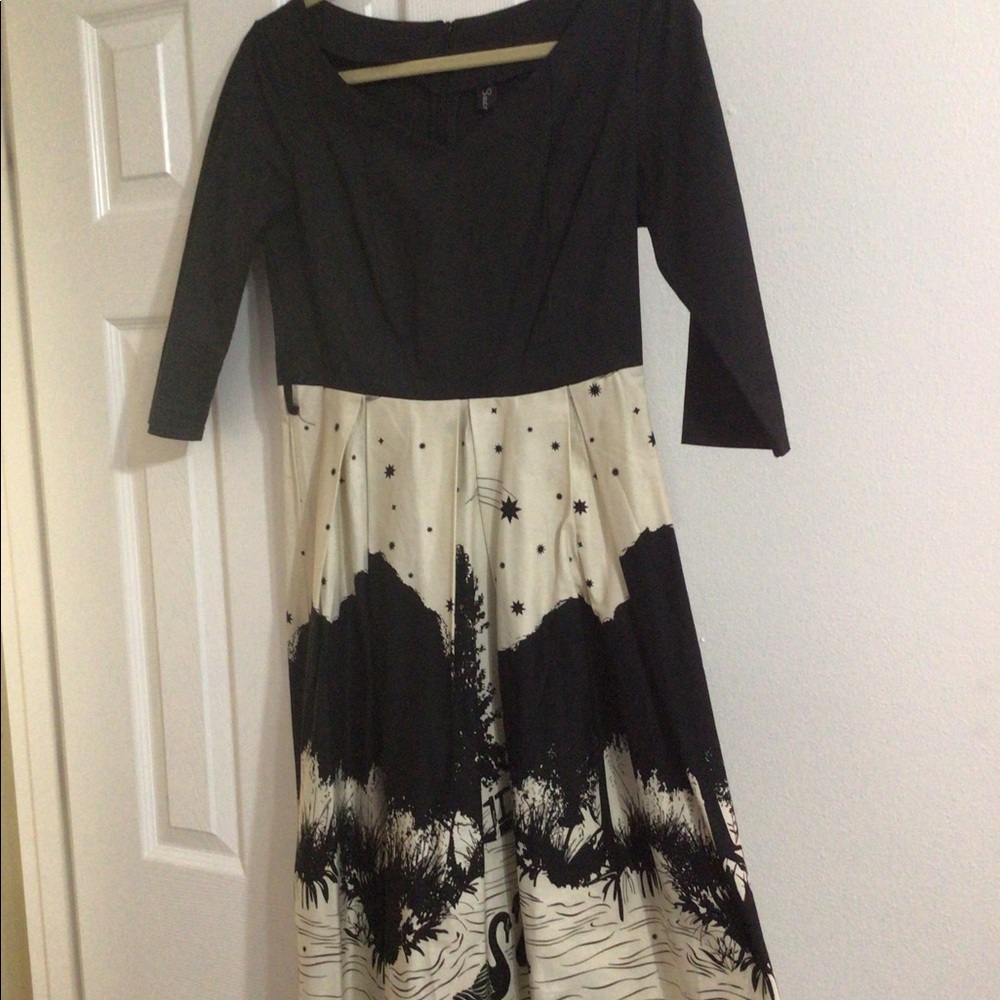 Tranquility Swan Painting Dress